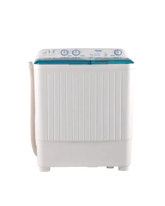 Haier Twin Tub Top Load Semi Automatic Washing Machine 8KG (HWM80-186) - Hania Co-1 (3 Months 0% Percent Profit Product Available On 48 Months Installment)